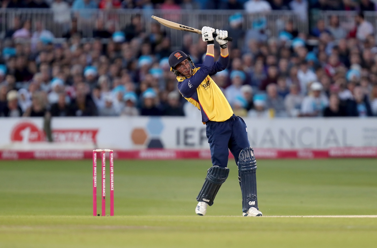 Sussex Sharks vs Essex Eagles, Vitality Blast T20, Cricket, The 1st Central County Ground, Hove, East Sussex, United Kingdom – 22 Aug 2019