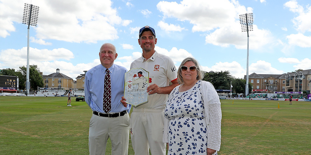 Alastair Cook POTM award