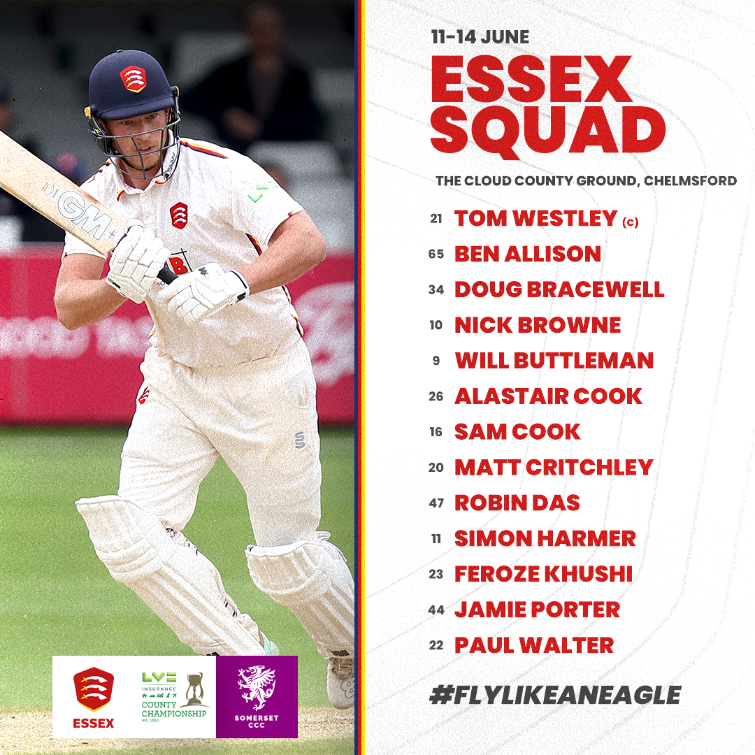 Essex Somerset squad