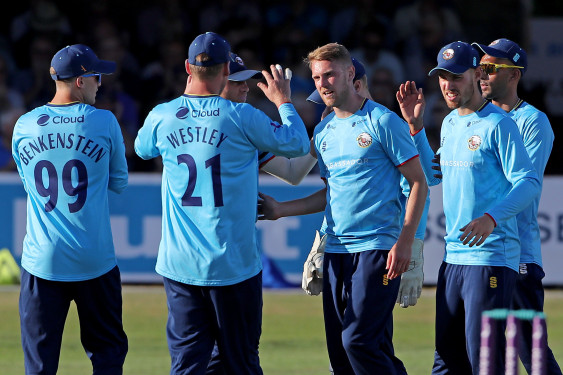 Essex Eagles vs Kent Spitfires, Royal London One-Day Cup, Cricket, The Cloud County Ground, Chelmsford, Essex, United Kingdom - 11 Aug 2022