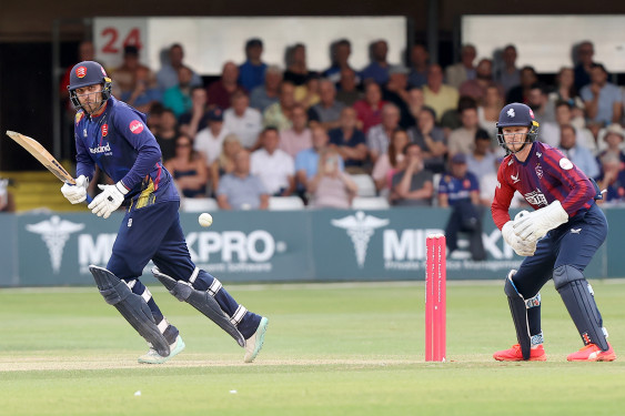 Essex Eagles vs Kent Spitfires, Vitality Blast T20, Cricket, The Cloud County Ground, Chelmsford, Essex, United Kingdom - 22 Jun 2023